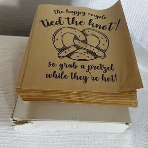 Brown Pretzel Paper Bags